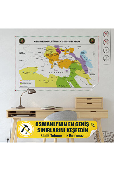 Tutunabilir Kağıt Statik Tutunma Özellikli Yaz-Sil Osmanlı Devleti'nin En Gen...