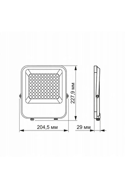 VİDEX Proiector puternic de exterior HALOGEN LED 50W 6500Lm 5000K IP65