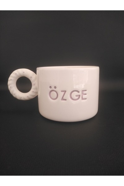 Zümrüdüanka Seramik Handmade Ceramic Mug Personalized with Women's Names