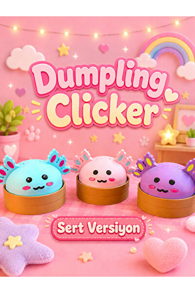 You Toys 1 Adet Sürpriz Renk Axolotl Çin Mantısı Dumpling Clicker / Tıklamalı...