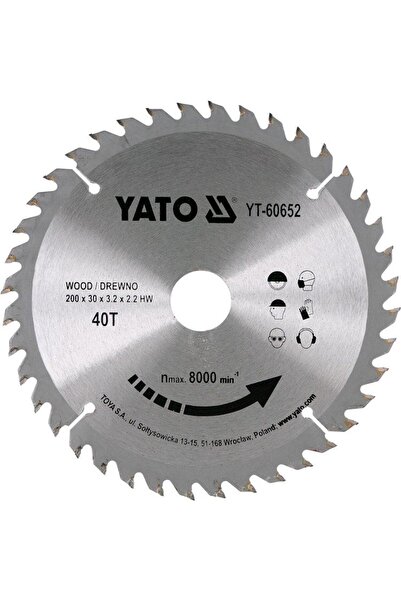 yato Pânză de ferăstrău circular pentru lemn 210 x 30 x 3.2 mm, 40T YT-60652
