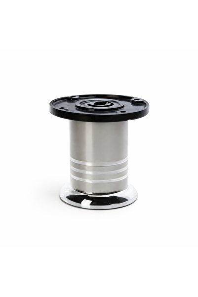 OEM Furniture leg WAW, D 51, H 80, adjustable, made of aluminum, aluminum finish