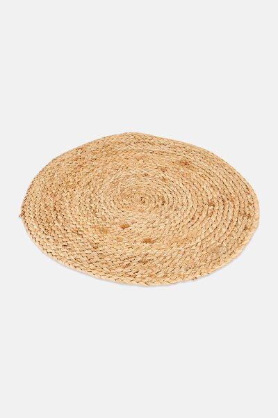 H&S Jute Table Placemats, Tan