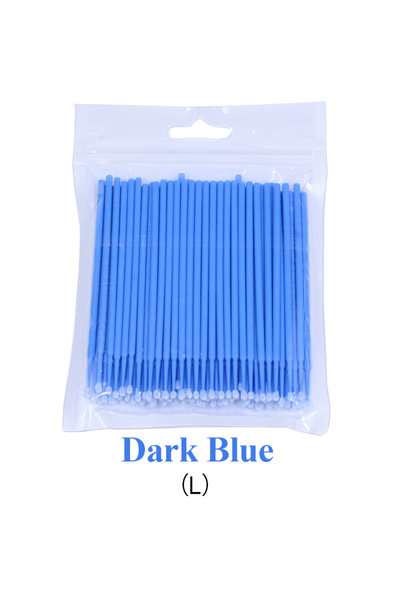 Choice7 100pcs Dark Blue 100PCS/Bottle Eyelash Extension Micro Cleaning Swabs...