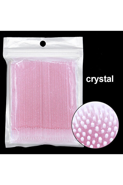 Choice16 100pcs crystal pink 100PCS/Bottle Eyelash Extension Micro Cleaning S...