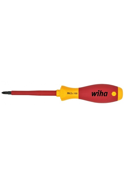wiha Șurubelniță Phillips izolată pentru electricieni Philips VDE PH2x100 mm ...