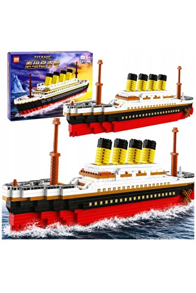 LeanToys Set de blocuri de construcție Navă Titanic Model mare 60 cm 3327 piese