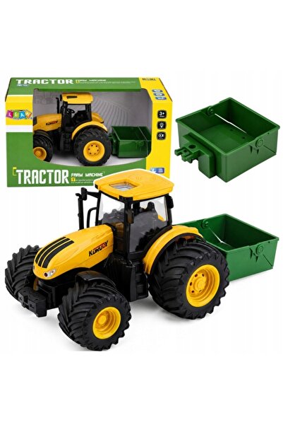 LeanToys Tractor Agricol cu Distribuitor de Îngrășăminte, Lumini și Sunete, G...