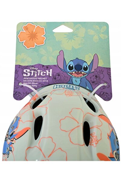 NO BRAND Cască Disney Stitch pentru copii, pentru bicicletă și trotinetă, 52-...