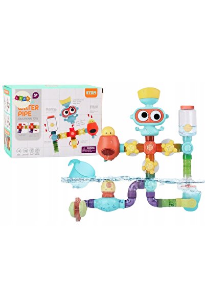 LeanToys Jucărie interactivă educativă de apă pentru baie, Omulețul Planetă
