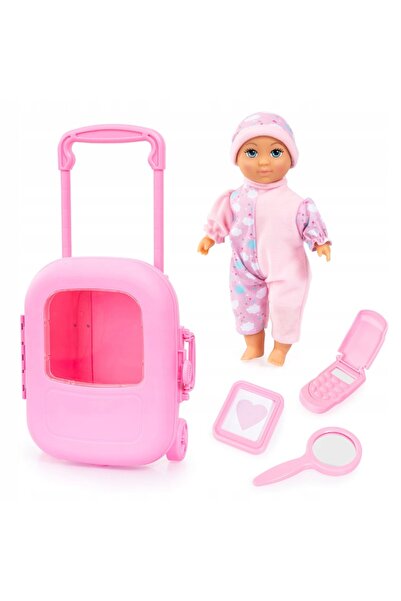 Bayer Design Păpușă de 28cm cu accesorii în valiză, set ideal pentru joacă, 3+