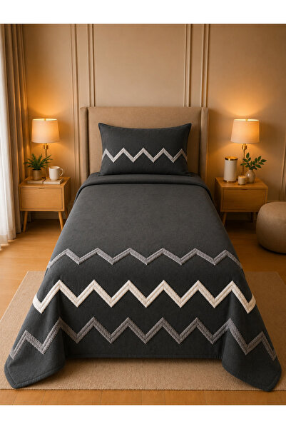 Lena Maison Trio Chenille Embroidered Single Bedspread 165X225 cm