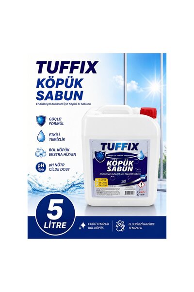 Tuffix Köpük Sabun 5 Litre El Yıkama Sabunu - pH Nötr Profesyonel Endüstriyel...