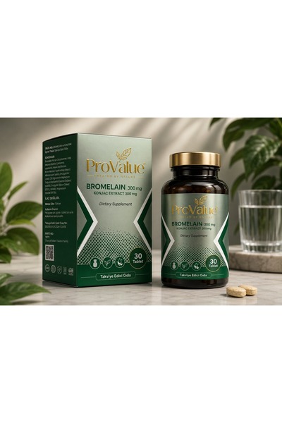 ProValue Bromelain 300 mg + Konjac Extract 300 mg 30 Tablet