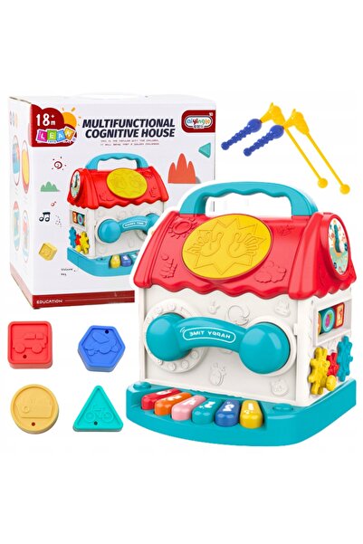 LeanToys CASA INTERACTIVĂ EDUCATIVĂ PENTRU COPII