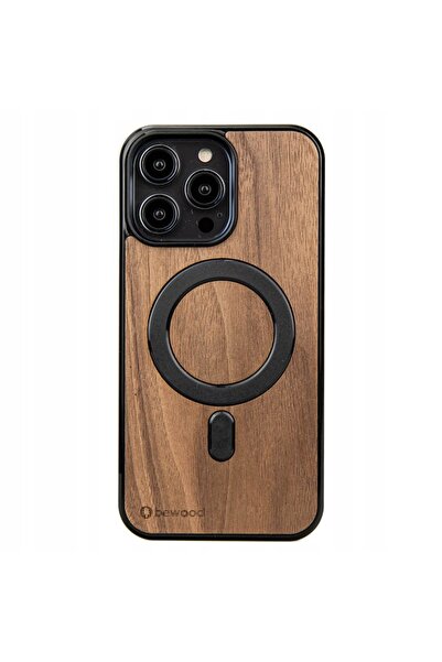 BewooDesign Husă din lemn Bewood pentru iPhone 14 Pro Max, Nuc american, MagSafe