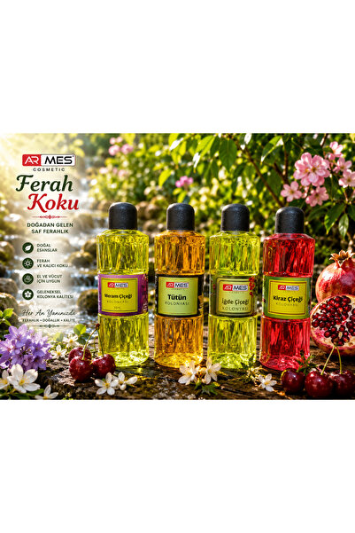 u.s.m ucuzsanalmarket Meram Çiçeği - Tütün - İğde Çiçeği & Kiraz Çiçeği Kolon...