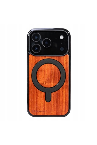 BewooDesign Husă din lemn Bewood pentru iPhone 17 Pro PADOUK cu MagSafe