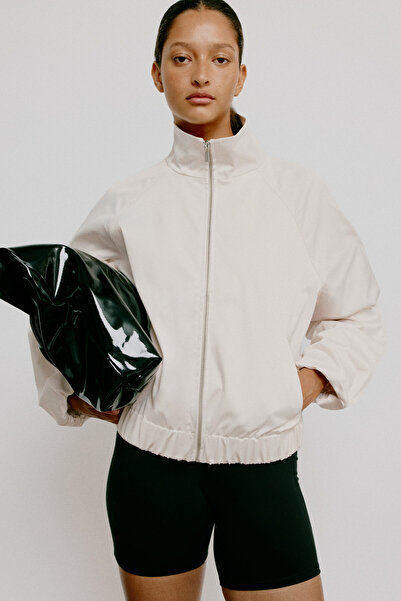 H&M Balon Kollu Saten Ceket