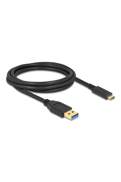 DELOCK Καλώδιο USB-C σε USB 84004, 10Gbps, 2μ, μαύρο