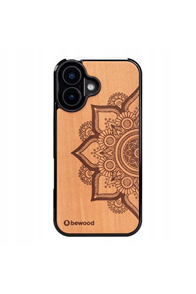 BewooDesign Husă din lemn Bewood pentru iPhone 16 MANDALA MĂSLINĂ
