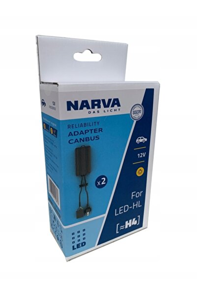 narvara Modul adaptor NARVA filtru CANBUS LED H4, elimină eroarea de la becul.