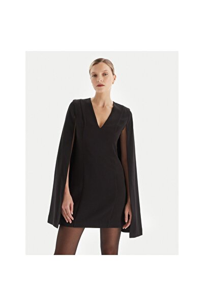 TWINSET Rochie de cocktail pentru femei 252TT2402 Negru