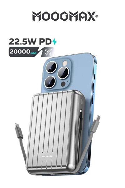 MOOGMAX Trunk Series 20000mAh Magnetic Wireless Power Bank 22.5W Super Charging