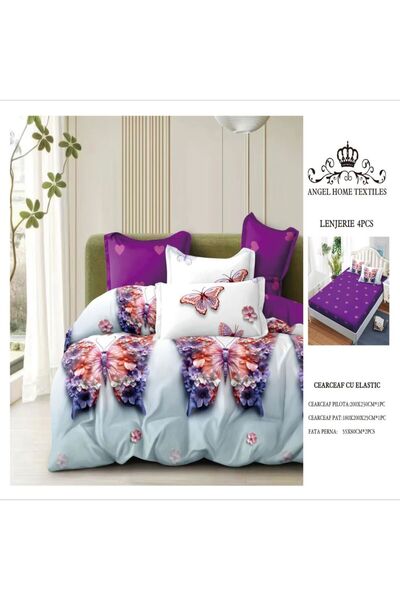 AngelsHome Linen sheet with Stretchy