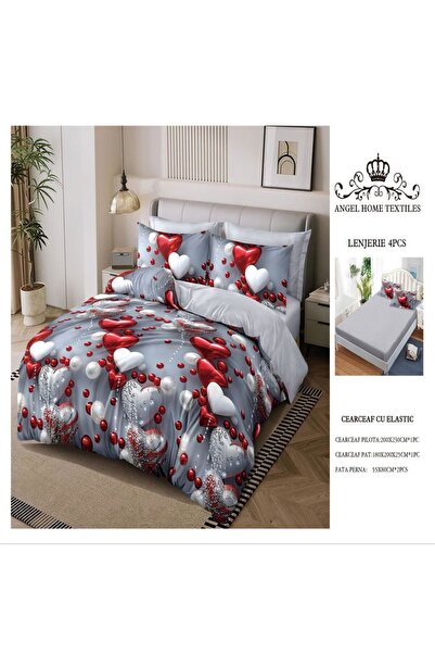 AngelsHome Lenjerie cearsaf cu elastic