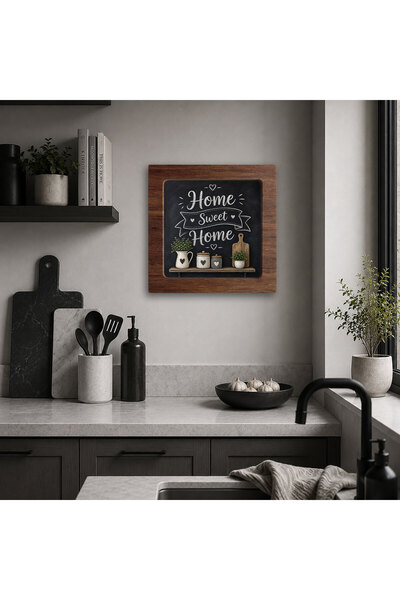 Voovart Minimal Framed Decorative Painting (30X30Cm) - Ew1001