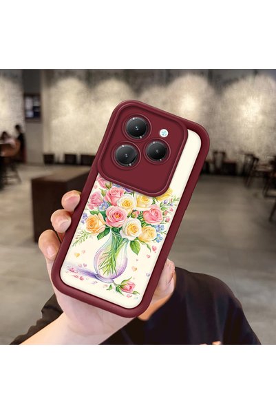Hontinga حافظة متوافقة مع هاتف Infinix Hot 40/40 Pro، حافظة حماية للكاميرا من...