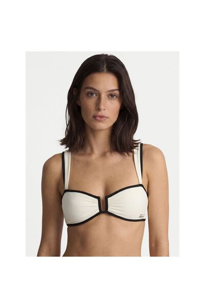 Karl Lagerfeld Top de bikini pentru femei B2W46022 Bej