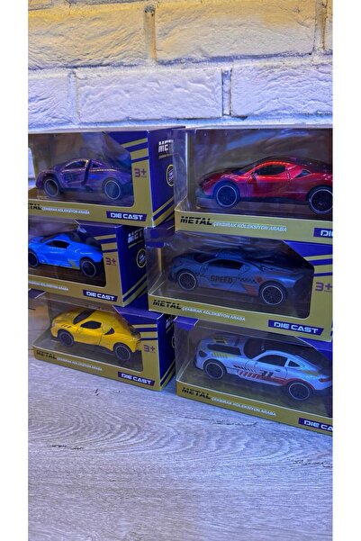 Magicway Çek Bırak Koleksiyonluk Metal Araba - 4 Kapısı Açılabilen İnteraktif...