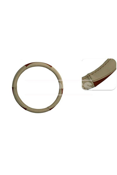CARPRISS Husa Volan Piele Beige.Brown 37-39 CM