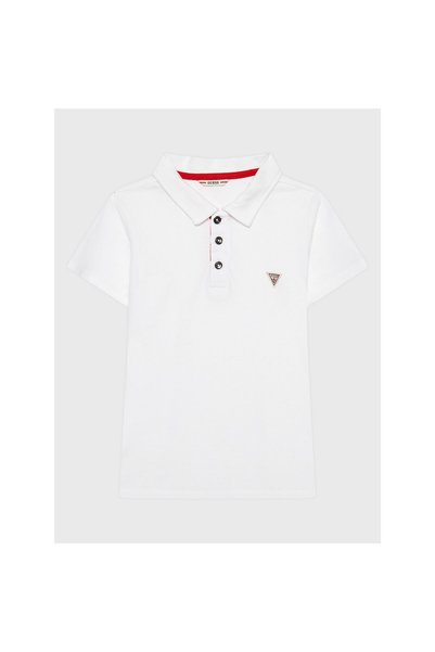 Guess Polo băieți L2GP02KAPY0 Alb