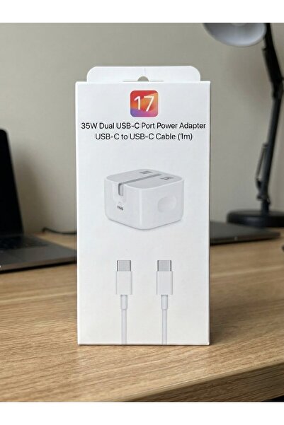 LUXURY 35W Fast Charging Pack + Usb-C to Usb-C Cable)