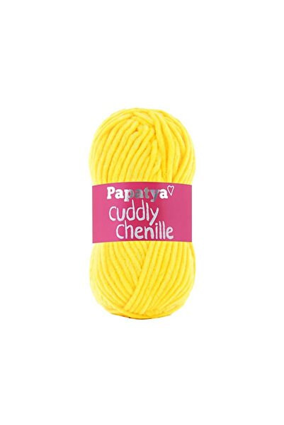 Genel Markalar Cuddly Chenille Kadife 7040 Parlak Sarı