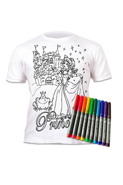 OEM Splat Planet Πλενόμενο T-Shirt Ζωγραφικής "Princess" με Μαρκαδόρους (5-6 ...