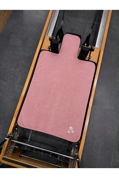 LEANNE EIVA Reformer Pilates Havlusu - %100 Pamuklu Yapı, Nakışlı Kaydırmaz T...