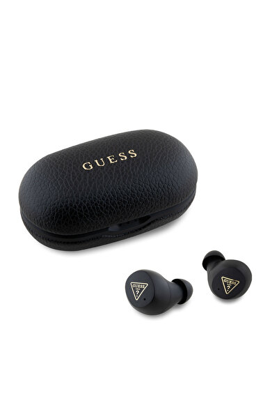 OEM Guess Grained Printed Classic Logo True Wireless ENC Earphones (Black - G...
