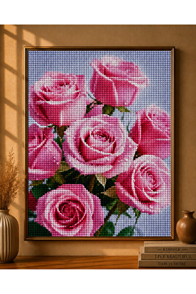 DNZt 5D Diamond Painting 50x40 cm Elmas Mozaik Boncuklu Taşlı Goblen Pano Tab...