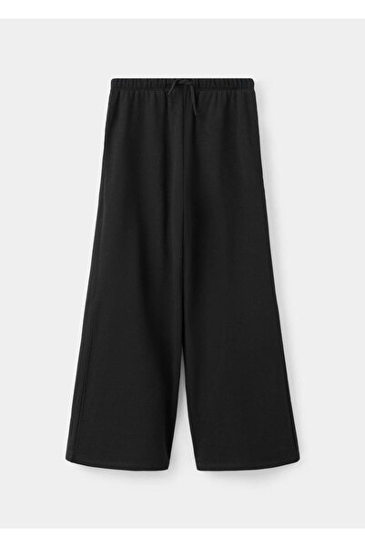 MANGO Kids Pamuklu palazzo joggerlar