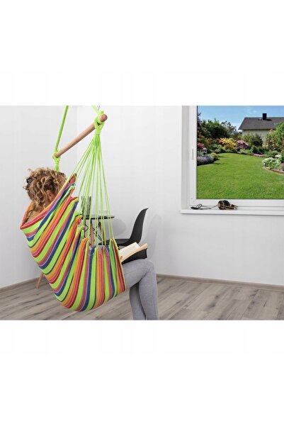 NO BRAND Fotel hamac suspendat ROYOKAMP 1019031 100 x 100 cm Multicolor