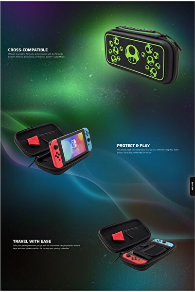NO BRAND ACCESORII KONS. NINTENDO SWITCH PDP ETUI PENTRU CONSOLĂ 1UP LUMINOS ...