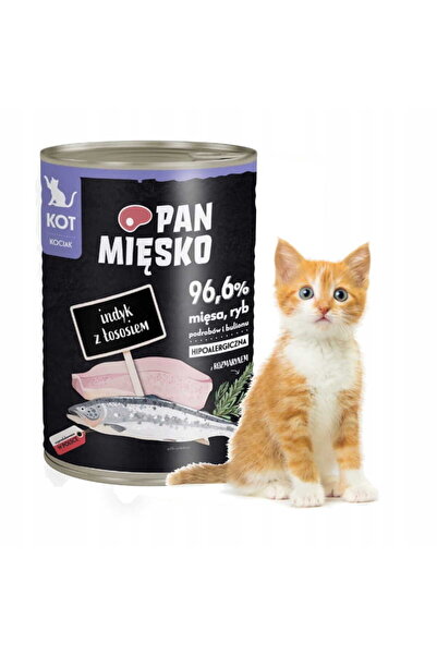NO BRAND Hrana pentru pisici PAN MIĘSKO Peru cu somon 400 g