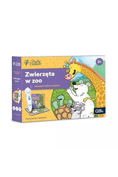 NO BRAND Carte: Citește cu Albik Animalele din Grădina Zoologică + Pióro Luci...