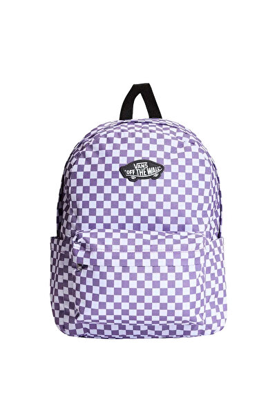 Vans Vn000J3Kfrt1 Old Skool Grom Check Backpack Purple