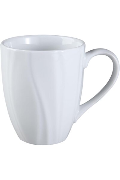 Corelle Embossed White Porcelain Mug 414ml 1107868 – Elegant Coffee & Tea Mug...