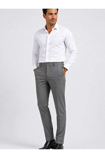 Plus Scorpion Pantaloni Slim Fit de Birou si Evenimente, Rezistenti la Sifona...